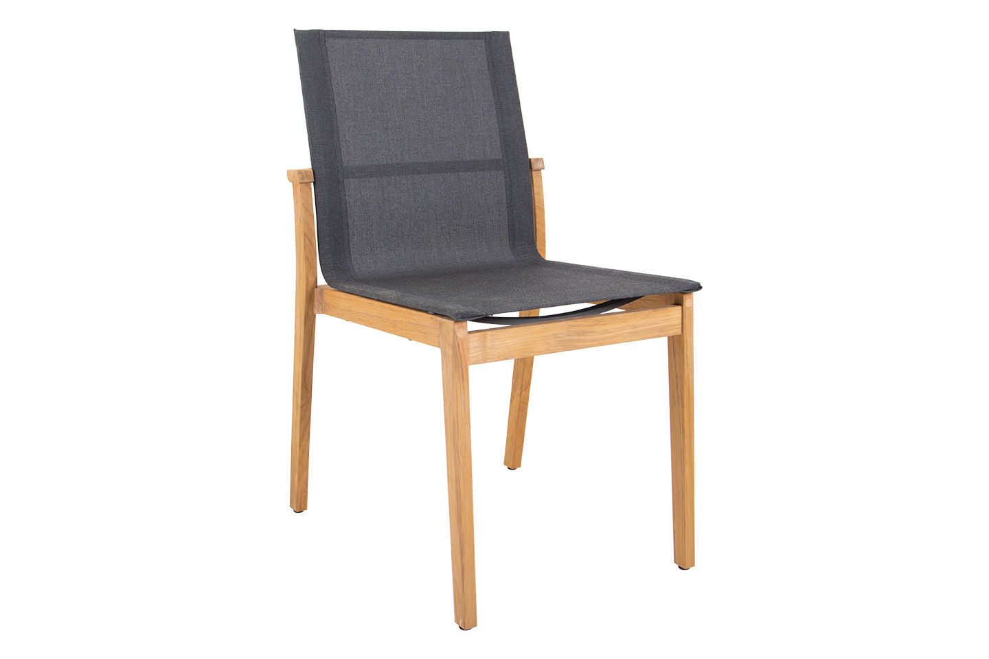 Maya Sling Side Chair, Anthracite, Coated